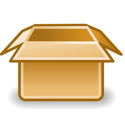 Empty Cardboard Box Icons Png Free Png And Icons Downloads