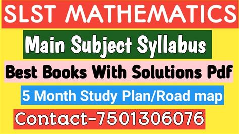 Slst Mathematics Main Subject Syllabus Wbssc Math Subject Syllabus