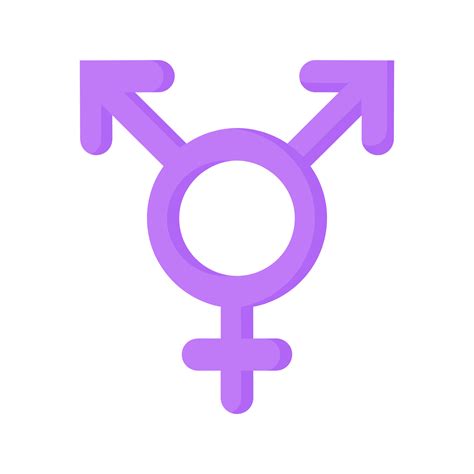 Purple Gender Symbol Of Bisexual 4579583 Vector Art At Vecteezy