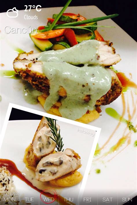 Ahora que sabéis cómo cocinar una pechuga de pollo sin descongelarla previamente, recordadlo cuando. Suprema de pollo en salsa de pistache con garnish de ...