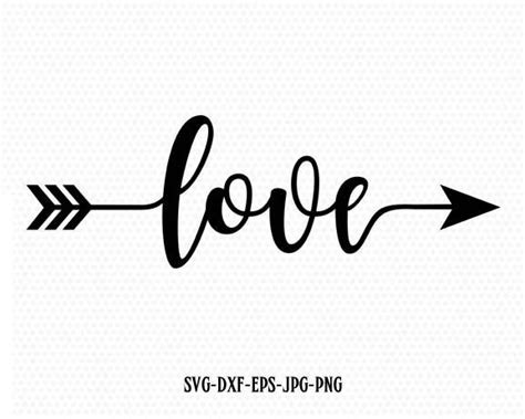 Download Love Valentine SVG, Valentines Day SVG, Love arrow SVG, CriCut Files frame svg jpg png dxf ...