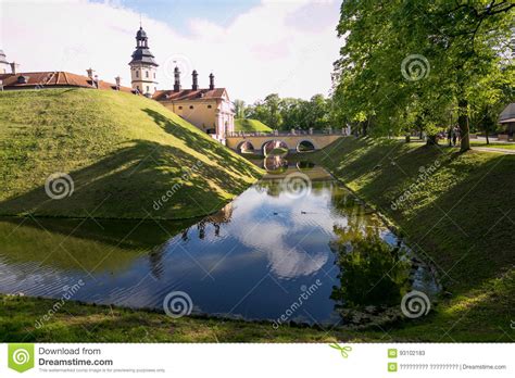 Nesvizh Belarus May 20 2017 Medieval Castle In Nesvizh Minsk