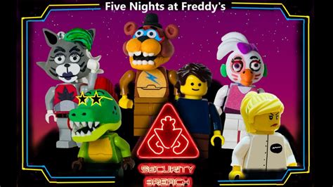 Lego Five Nights At Freddys Parte Security Breach Minifiguras Custom