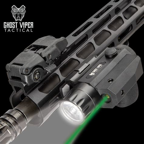 Rifle Green Laser Sight And Led Flashlight Combo Shotgun 20mm Rail Mount