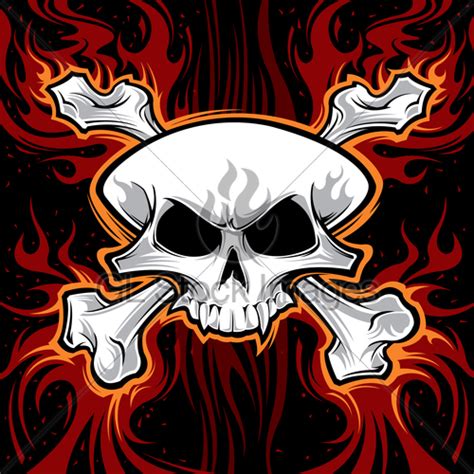 Flaming Skull · Gl Stock Images