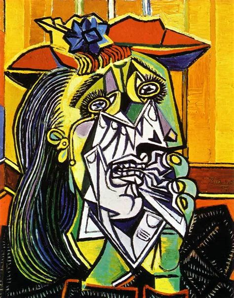 Picasso Weeping Woman Escape Into Life