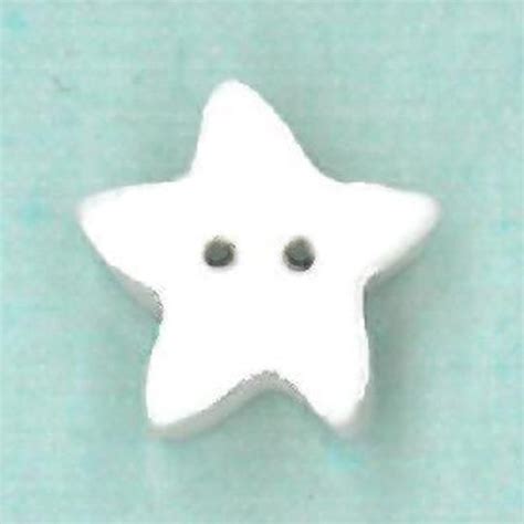 White Star Buttons Polymer Clay Creations Handmade Polymer Clay Star
