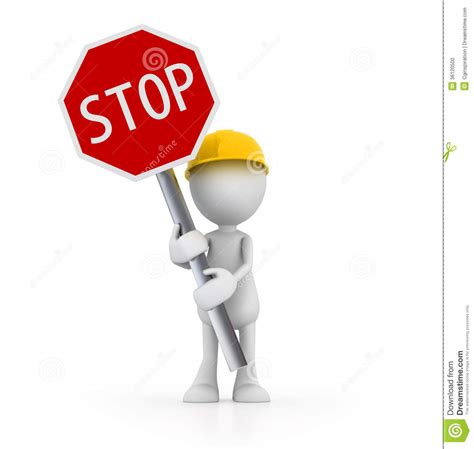 Stop Please Stock Illustration Image Of Character