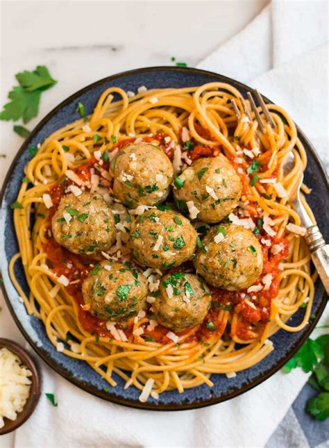 Baked Turkey Meatballs | Easy Italian Recipe – WellPlated.com
