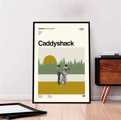 Caddyshack Poster Retro Movie Poster Vintage Modern Etsy