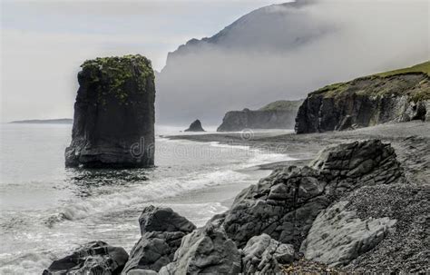Coastal View Of South Iceland Stock Image Image Of Iceland Rock