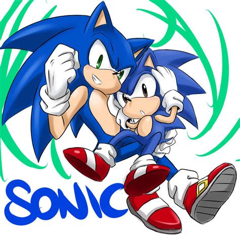 Old And New Sonic Sonic The Hedgehog Photo 17787569