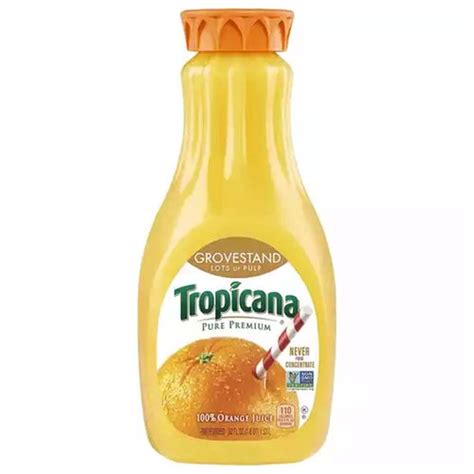 Tropicana Orange Juice Lots Of Pulp