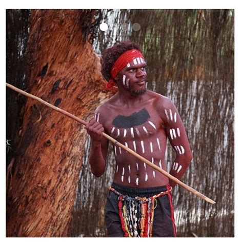 Anangu Dancer From Uluru Central Australia Aboriginal People