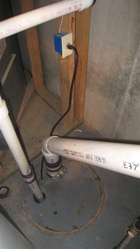 What Is The Extra Pipe Going Into My Sump Pump Pit Home Improvement
