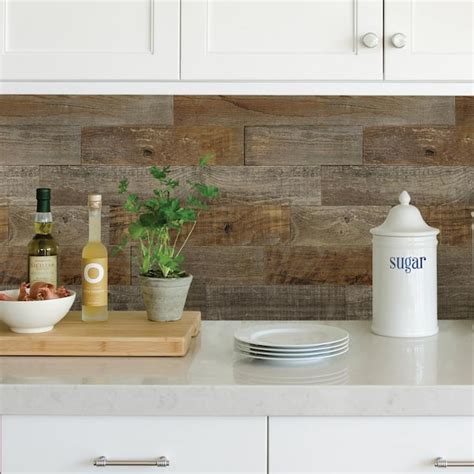 Home Depot Stick On Backsplash Smart Tiles Murano Metallik Grey 10 20