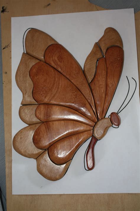 Intarsia Butterfly 2 Faça Voce Mesmo Marcenaria Artesanato Em
