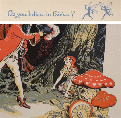 Emmeline Illustration Do You Believe In Fairies Vintage 1930s Peter