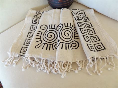 Traditional Turkish Towel A Special Lithography Peshtemal Home Decor