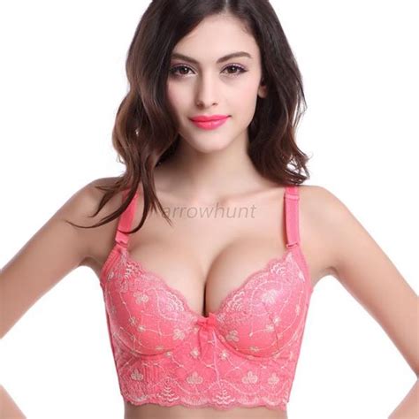 Sexy Women Ladies Underwire Lace Bra Push Up Brassiere 34 36 38 40 Cup Size B