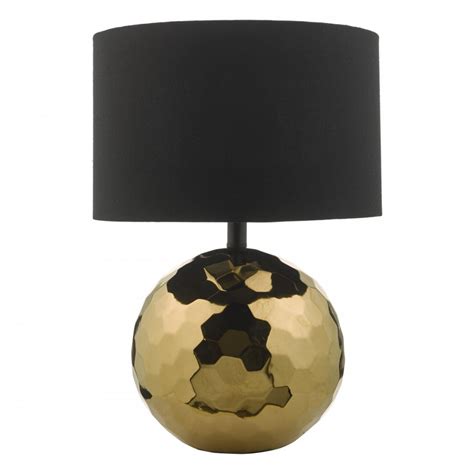 Kol4235 Ko Lighton Table Lamp Gold Ceramic With Shade