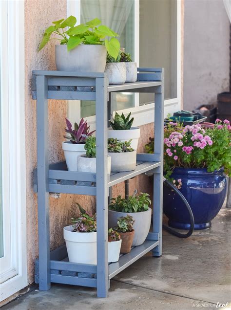 DIY Outdoor Plant Shelf: A Perfect Addition to Your Garden