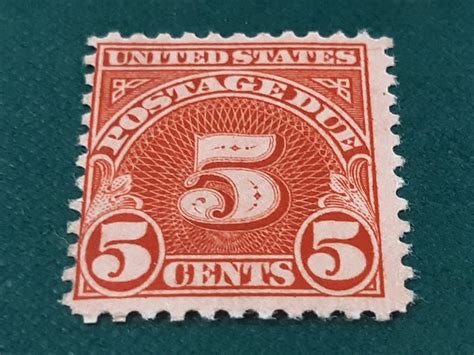 United States Postagedue Postage Stamp 5 Cents 1930 Etsy