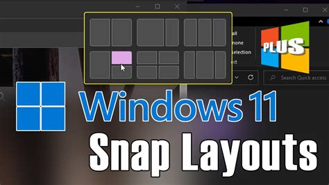 Windows 11 Tutorials Snap Layouts Youtube