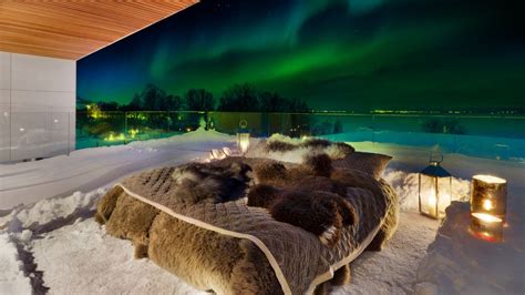 You Can Now View The Northern Lights From An Outdoor Bed Northern