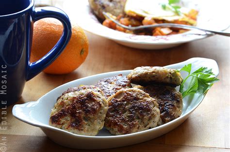 Homemade chicken sausage really is as easy as taking ground chicken and mixing in a bunch of spices! Apple Onion Chicken Breakfast Sausage Recipe (Paleo) - An Edible Mosaic™
