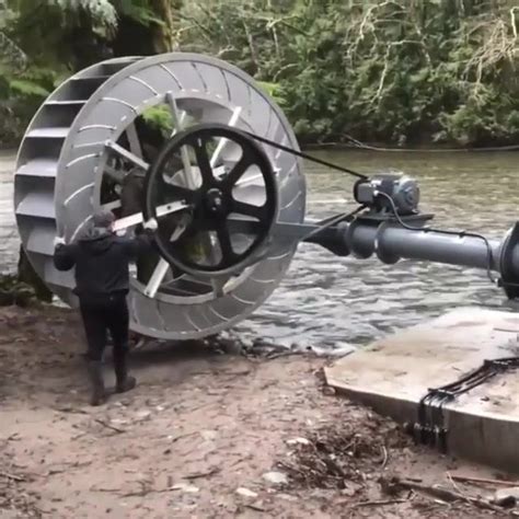 Dream On Science On Instagram This Waterwheel Makes Electricity Via