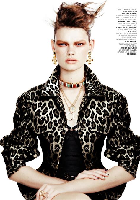 Kelly Mittendorf Dons Gems With Edge For Emma Tempests Vogue Russia