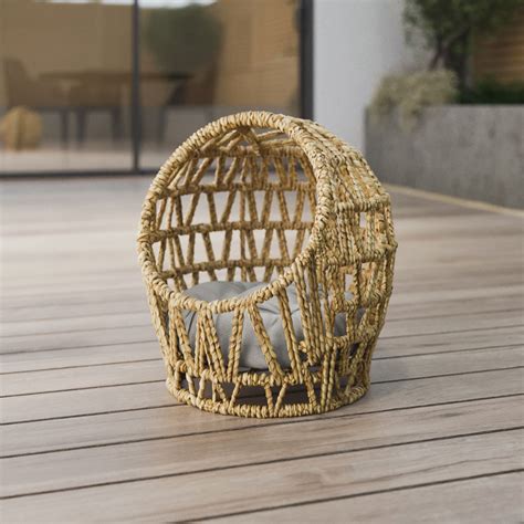 Rattan Dome Pet Bed Furniture123