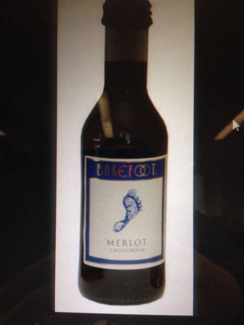 Barefoot Merlot Mini Bottle Favor Mini Bottles Wine Bottle Bottle