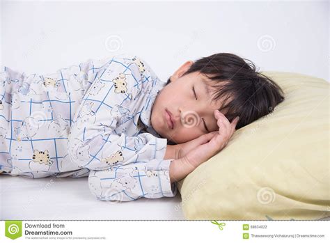 Asian Boy Sleep Stock Photo Image Of Night Cute Sweet 68634022
