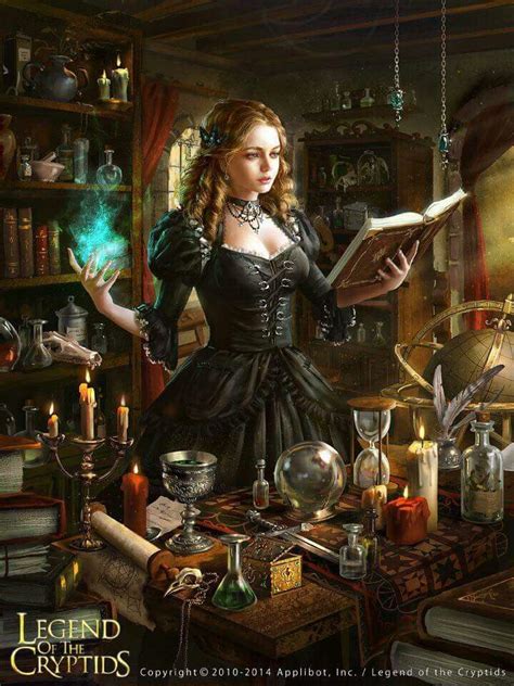 A Magician Female Wizard Fantasy Art Witch Art