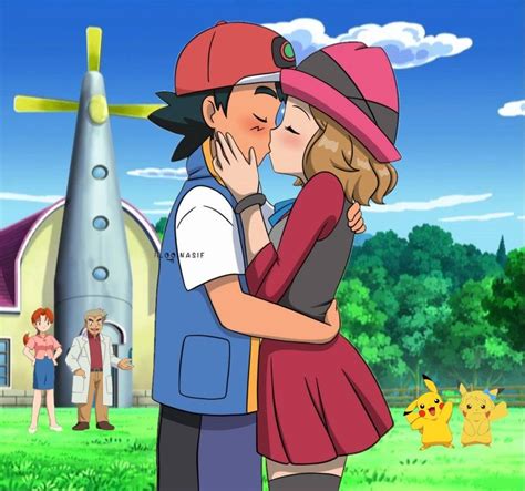 Pokemon illustration, pokémon, charizard, anime, no people, creativity. Pokemon Quest: Ash and Serena's Pallet Kiss by ...