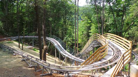 Due to long lines for the tours, park owners steve and jeanne beckley thought it would be a good idea to give guests something fun to do while they waited. Gatlinburg Mountain Coaster