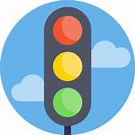 Traffic Icon Lights Signal Rounded Icons Signals