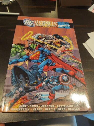 Dc Versus Marvel Comics Softcover Graphic Novel Rare