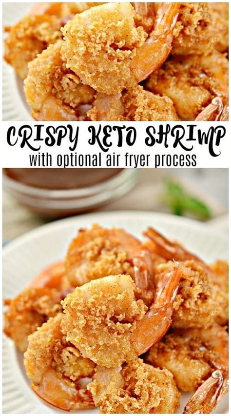 The garlic and lemon flavors shine. Keto Fried Shrimp- Crispy, Juicy OPTIONAL AIR FRYER