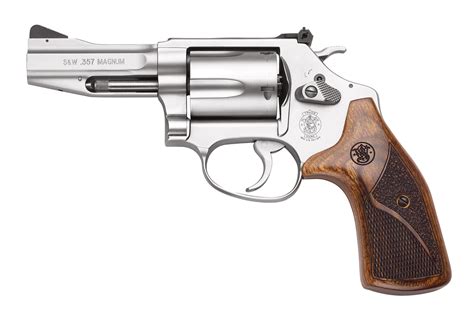 Smith And Wesson 60 Pro Revolver 357 Magnum 3 In Wood Grip Matte
