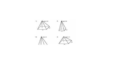 Volume of a Pyramid - MathVine.com