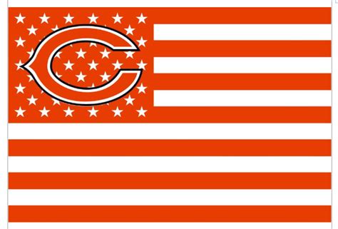 Chicago Bears Flag 3x5ft Nfl Banner 100 Polyester Super Bowl Flagsshop