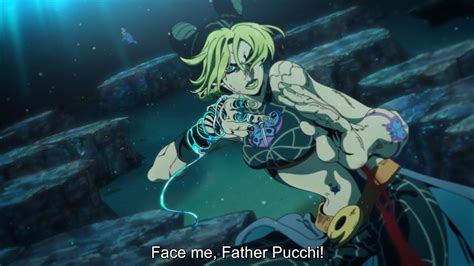 Jolynes Death Scene Pucci Accelerate Time With Made In Heaven Jojo