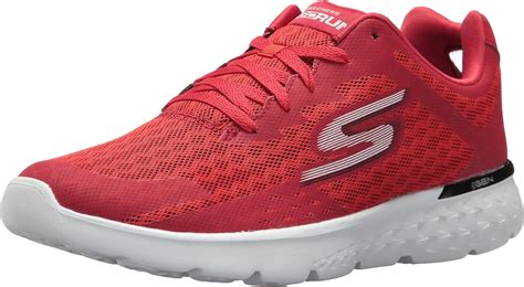 Amazon Com Skechers Go Run Disperse Red Mens Running Size M Shoes