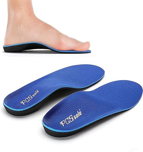 Pcssole High Arch Support Orthotic Insoles For Flat Feet Plantar Fasciitis Overpronation