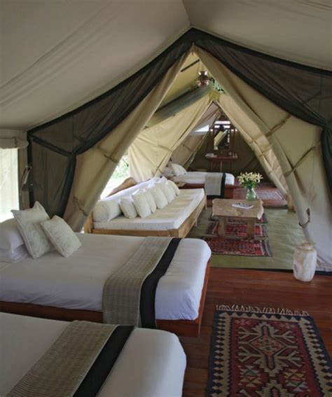 Now This Is Glampingmulti Room Tent With Exquisite Furnishings Yep