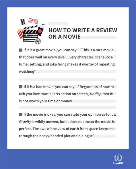 How To Write A Movie Review Step By Step Guide