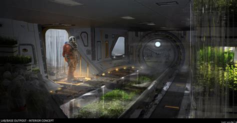 29 11 14lab Base Outpost Inteior By Blakez Scifi Interior Sci Fi